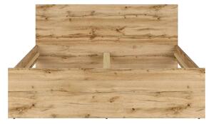 Cadru pat NUIS 160x200, stejar wotan, PAL laminat