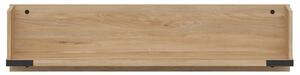 Polita LARA, stejar, PAL laminat, 117x24x28 cm