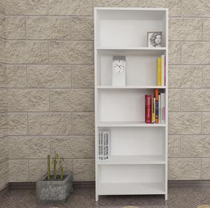 Biblioteca, Slim Vogue, UnicUtil, 60.6 x 19.5 x 160 cm, Alb, UUBIB15