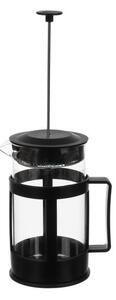 Presa franceza pentru cafea si ceai, capacitate 1 litru, pentru 3-6 persoane, infuzor sticla, sita si piston otel inoxidabil