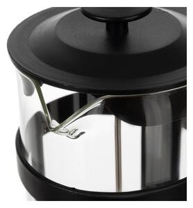 Presa franceza pentru cafea si ceai, capacitate 1 litru, pentru 3-6 persoane, infuzor sticla, sita si piston otel inoxidabil