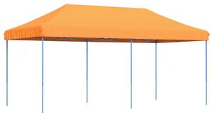 Cort de petrecere pliabil Pop-Up, portocaliu, 580x292x315 cm