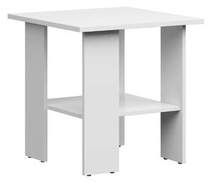 Masuta NEPO PLUS, alb, PAL laminat, 55x55 cm