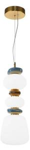 ITALUX PND-94981V-3B-GD - Pendul LED EVANS, suspendat pe cablu, 15W, 230V, 3000K, auriu