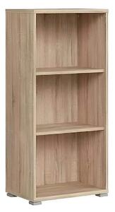 Biblioteca OFFICE, stejar sonoma, PAL, 53x35x114 cm
