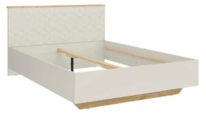 Cadru pat GLAMOUR A 160x200, casmir/stejar, PAL