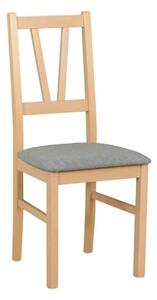 Scaun FILO, stejar sonoma/gri, stofa clasica/lemn, 43x50x94 cm
