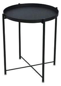 Masuta cafea TIM, negru, metal, 48x48x53 cm