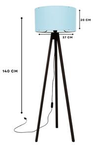 Lampadar AYD, 1 x E27, 40 W, 230 V, maro/albastru