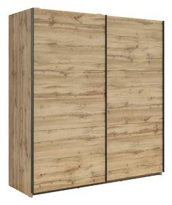 Dulap TETRIX, stejar wotan, PAL, cu 2 usi, 183x60x196 cm
