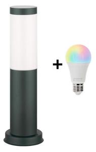 Lampă LED RGBW de exterior Brilagi, 1x E27, 9W, 230V, 40 cm, IP44, antracit