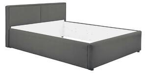 Cadru pat NEDIN 140x200, stofa clasica gri inchis - Maya 21