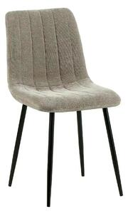 Scaun JET, grej/negru, stofa clasica/metal, 44x54x88 cm