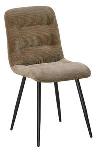 Scaun BOS, maro/negru, stofa/metal, 61x51x84 cm