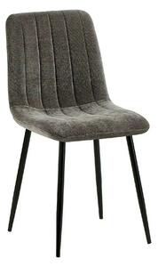 Scaun JET, gri inchis/negru, stofa clasica/metal, 44x54x88 cm