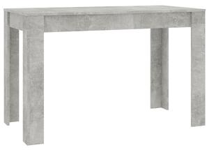 Masă de bucătărie, gri beton, 120x60x76 cm, lemn prelucrat