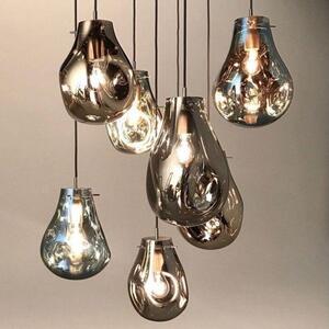 Lampa DE TAVAN SUSPENDABILA din sticla APP328-1CP Amber
