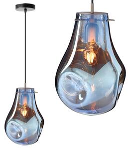 Lampa DE TAVAN SUSPENDABILA din sticla APP327-1CP Blue