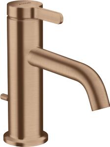 Baterie lavoar baie red gold periat cu ventil pop-up Hansgrohe Axor One 70 Red gold periat