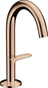 Baterie lavoar baie red gold lucios cu ventil click-clack Hansgrohe Axor One Select 140 Red gold lucios