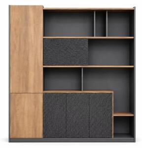 Dulap Portofino W2022A, cu iluminare integrata - L2000 x l400 x H2200 mm