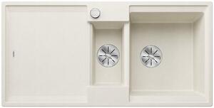 Blanco Adira 6 S, chiuveta silgranit 1000x500x200 mm, 1,5 camere, alb moale, BLA-527606