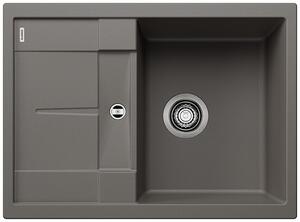Blanco Metra 45 S Compact, chiuveta silgranit 680x500x190 mm, 1 camera, vulcan gri, BLA-527286