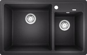 Blanco Legra 8, chiuveta silgranit 780x500x190 mm, 2 camere, antracit, BLA-526224