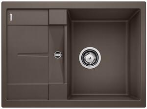 Blanco Metra 45 S Compact, chiuveta silgranit 680x500x190 mm, 1 camera, maro inchis, BLA-519570