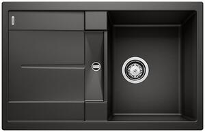 Blanco Metra 45 S, chiuveta silgranit 780x500x190 mm, 1 camera, negru, BLA-525915