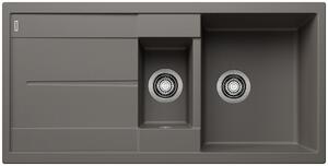 Blanco Metra 6 S, chiuveta silgranit 1000x500x190 mm, 1,5 camere, vulcan gri, BLA-527300