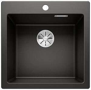 Blanco Pleon 5, chiuveta silgranit 515x510x220 mm, 1 camera, negru, BLA-525951