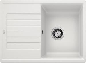 Blanco Zia 45 S Compact, chiuveta silgranit 680x500x190 mm, 1 camera, alb, BLA-524725