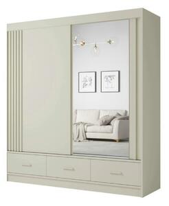 Dulap CANADA CA31-200, casmir, PAL, cu 2 usi si 3 sertare, 200x60x215