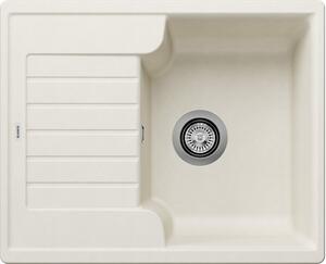 Blanco Zia 40 S, chiuveta silgranit 615x500x190 mm, 1 camera, alb moale, BLA-527195