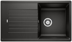 Blanco Zia 5 S, chiuveta silgranit 860x500x190 mm, 1 camera, negru, 526016