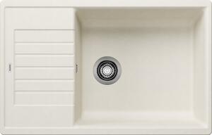 Blanco Zia XL 6 S Compact, chiuveta silgranit 780x500x190 mm, 1 camera, alb moale, BLA-527214