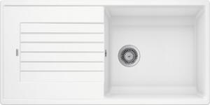 Blanco Zia XL 6 S, chiuveta silgranit 1000x500x190 mm, 1 camera, alb, BLA-517571
