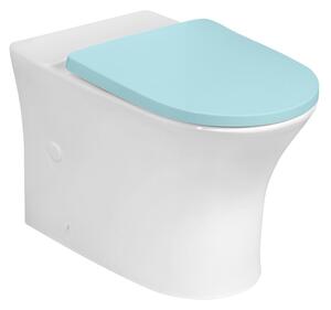 Bruckner Bruckner, bol LEON RIMLESS pentru WC combinat, deșeuri inferioare/spate, alb, 201.421.4