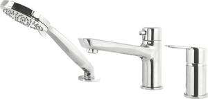 Deante Arnika, baterie baie cu 3 orificii, crom, BQA_013M