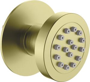 Deante Cascada, duza rotunda de dus sub ipsos Ø60mm, auriu mat, DEA-NAC_R77K