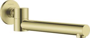 Deante Cascada, chiuveta de baie pivotanta 244 mm, auriu mat, DEA-NAC_R87K