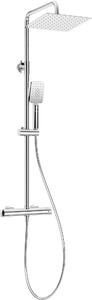 Deante Cascada, baterie termostatica dus cu set de dus, crom, DEA-NAC_04HT
