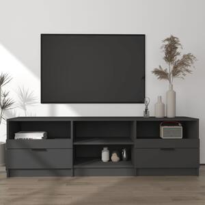 Comodă TV, negru, 150x33,5x45 cm, lemn prelucrat