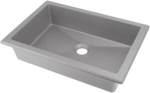 Deante Correo, chiuveta granit 500x350x140 mm, gri metalic, DEA-CQR_SU5U