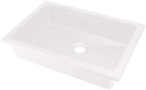 Deante Correo, chiuveta granit 500x350x140 mm, alb mat, DEA-CQR_AU5U