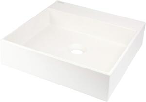 Deante Correo, chiuveta blat granit 400x400x100 mm, alb, DEA-CQR_AU4S