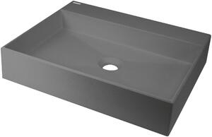 Deante Correo, chiuveta blat granit 500x400x125 mm, antracit metalic, DEA-CQR_TU5S