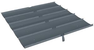 Outsunny Copertină pentru Pergolă cu 10 Orificii de Drenaj, Tavan de Rezervă în Poliester Respirabil, Doar Acoperire, 288x298 cm, UV30+, pentru Pergola Grădină 3x3m, Gri Închis | Aosom Romania