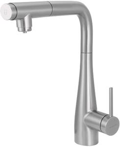 Deante Eridan, baterie chiuveta inalta cu gura de scurgere pentru apa filtrata h-333, otel, DEA-BRE_F75M